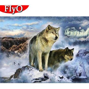 Peinture diamant animal