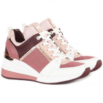 Michael Kors Mkors Georgie Trainer, Zapatillas Deportivas Mujer, Pink