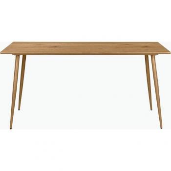 Leonique Esszimmer-Set Eadwine – 5‑teilige Sitzgruppe (Tisch + 4 Stühle) in hellgrau