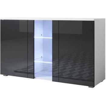 Aparador colgante Luke A1 con 2 puertas y vitrina