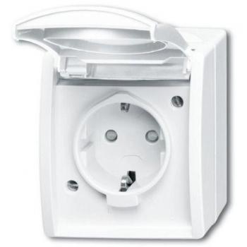 Gira Coperchio SCHUKO 492103 55 Bianco
