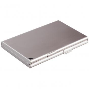 Business Card Holder DUO – Étui Aluminium Argenté