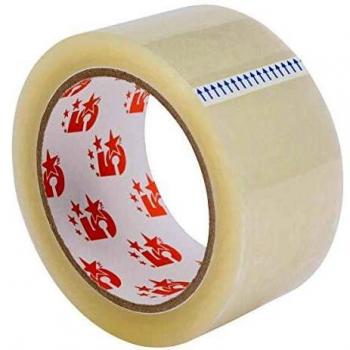 Star Office Low Noise Packaging Tape 48mm x 66m Clear Pack of 6