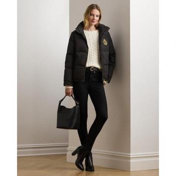Giacca piumino Lauren Ralph Lauren con zip e collo alto