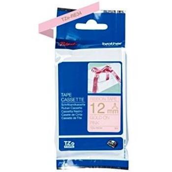 Brother Beschriftungsband (TZERE34) gold auf violett