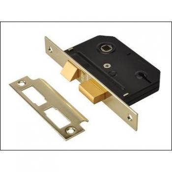 UNION Y-ES-SL-PB-2.5 ES-SL Essentials 3 Lever Mortice Sashlock Polished Brass 65