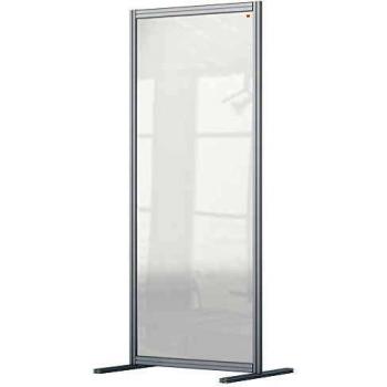 Nobo Premium Plus Clear Acrylic Protective Room Divider Screen Modular System 80