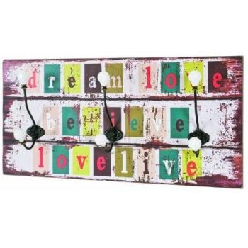 PEGANE Meuble de Rangement Multicolore 60x12x30 cm