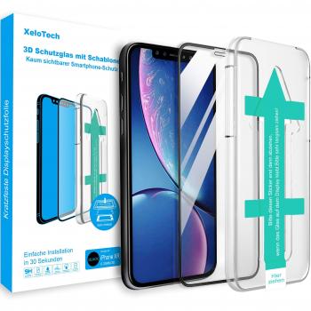XeloTech 3D/4D Vollglas Displayschutz für iPhone 11