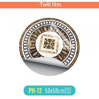 Round mosaic tile stickers for floor decoration