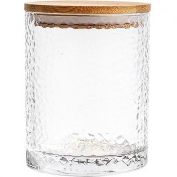 Sealed Glass Food Vault with Bamboo Top
