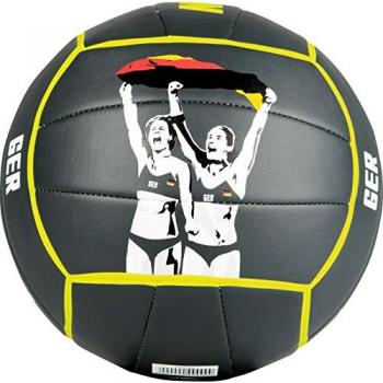 MIKASA – Ludwig‑Walkenhorst Special Edition: Schwarzer Beachball, 5‑Punkte System