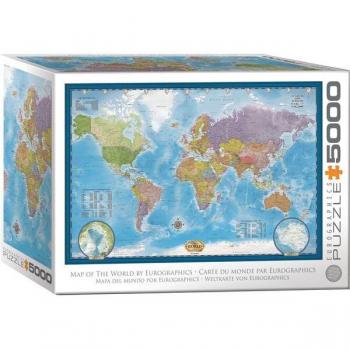 Politische Weltkarte Puzzle, 5000 Teile