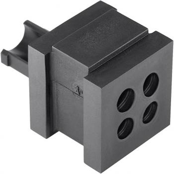 HellermannTyton VP-S 4/5-6 Insulation Quad Cable Grommet Black (20 Count)