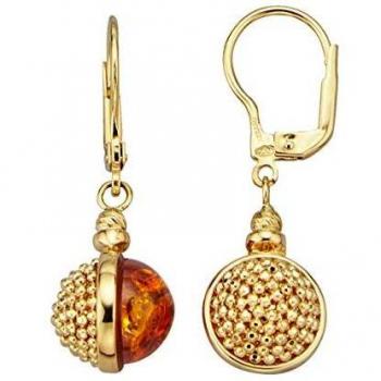 Gold‑Orangener Bernsteine Diemer Ohrhals