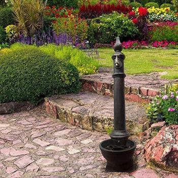 Papillon Fuente de Jardín Hierro Fundido 46x29,5x125 cm Sin Grifo