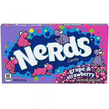 Caja de caramelo de teatro, uva y fresa, 65 oz