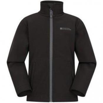 Grasmere Childwear Soft Shell Jacket, Dark Blue, 9-10 Years