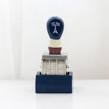 Wooden Handle Scrapbooking Stamp Set