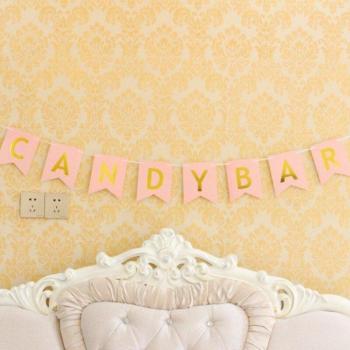 Accessoires d'alphabet suspendus pour fête