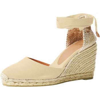 Espadrillas CARINA in cotone con zeppa