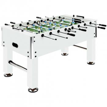 VidaXL Table Football Steel 60 kg 140x74.5x87.5 cm White