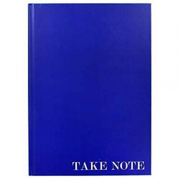 A4 Blue Lined Journal – Casebound