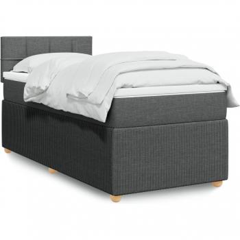 Acacia Garden Set: Mesa y Cama 90x200 en Gris Oscuro