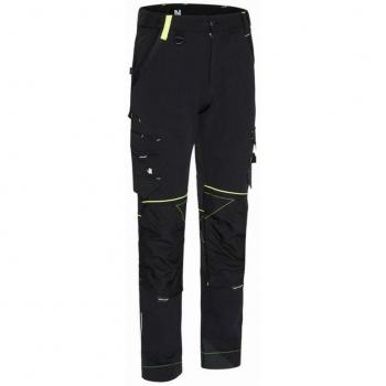 Pantaloni Sacha Noir/Jaune fluo Nine Worth