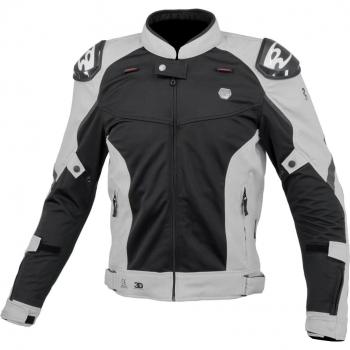 Herren Motorradjacke JK-168 in Hellgrau