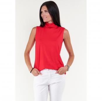 Seidel Moden Jersey-Tanktop, figurumspielend, rot