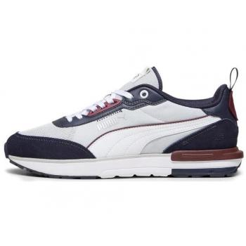 Puma R22 Laufsteg-Sneakers Marineblau/Weiß – 43