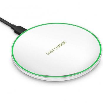 Chargeur sans fil 15 W FDGAO – iPhone X, XR, XS Max, 8 & Samsung Galaxy S20, S10 – Technologie Qi & QC 3.0