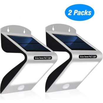 Solar Sensor Illuminated Wall Fixture for Gate/Balcony/Courtyard