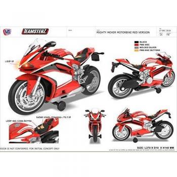 Moto Teamsterz Roja con Luces y Sonidos