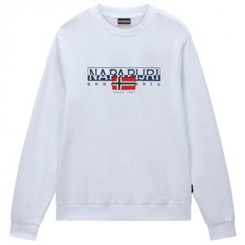 Napapijri Felpa Aylmer Bright White – Taglia Small