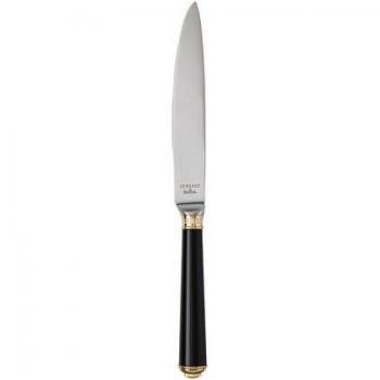 Goldplattiertes Tafelmesser von Versace