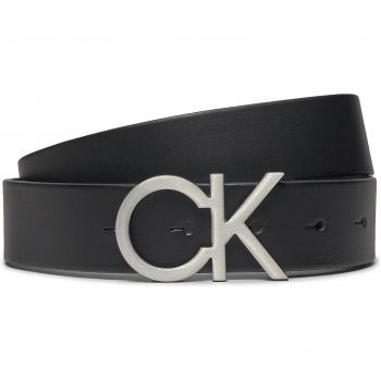 CK Belt Nero: Cintura Uomo con Buckle 35mm