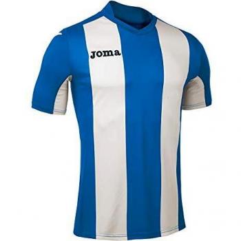 Chemise T-shirt Joma Pise Masculin Manche Courte Bleu Roi/Blanc