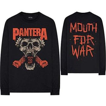 Pantera Warrior Mouth Long Sleeve Shirt – 2XL, Black