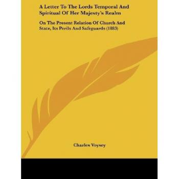 A Letter To The Lords Temporal And Spiritual Of Her Majesty's Realm