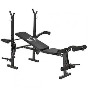 ArtSport Kraftstation ProfiGym 1000, Langhantel-Ablage, Butterfly und Beincurler