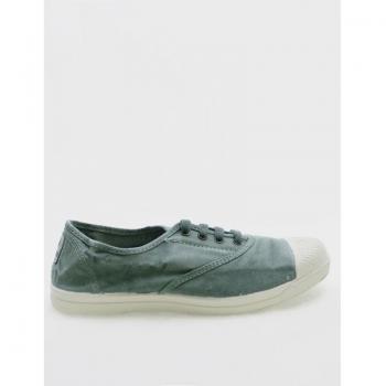 Calzado Lona Natural World 102E Verde sin Cordones