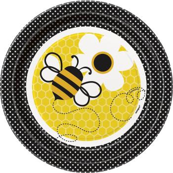 Placas “Bumble Bee” 18 cm – Conjunto 8 unidades