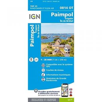 Paimpol Treguier -Ile de Brehat 1:25 000