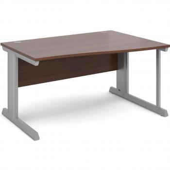 Vivo 1400mm Walnut Wave Desk