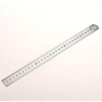 Precision Stainless Steel Ruler 30 cm