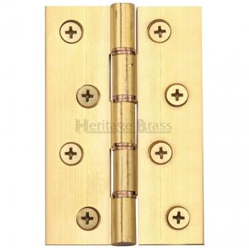 Double Phosphor Washered and Screws Hinge (Nickel Brass, 2)