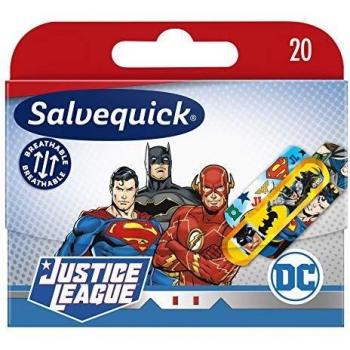 Salvequick Superhelden Pflaster für Kinder, Justice League Edition
