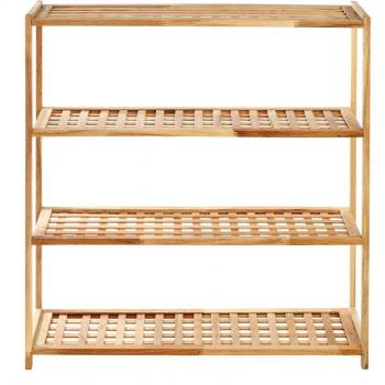 Parker Walnut Slatted Shoe Holder